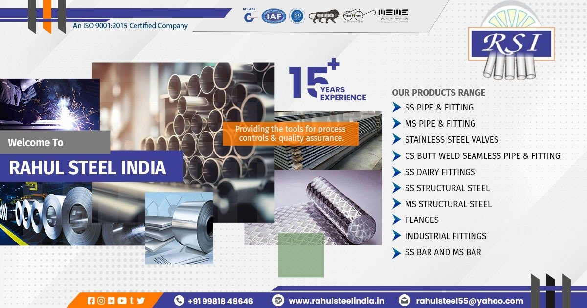 Welcome to Rahul Steel India
