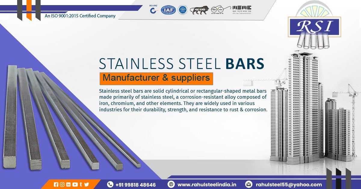 Supplier of Stainless Steel Bars in Chhattisgarh
