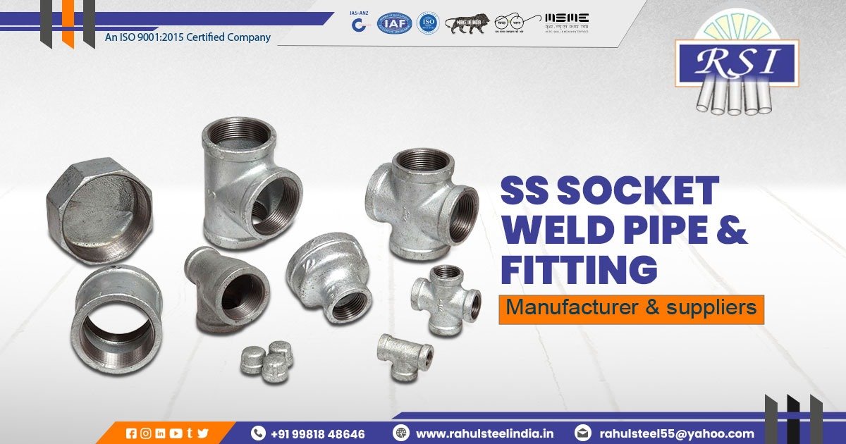Supplier of SS Socket Weld Pipe and Fitting in Bihar