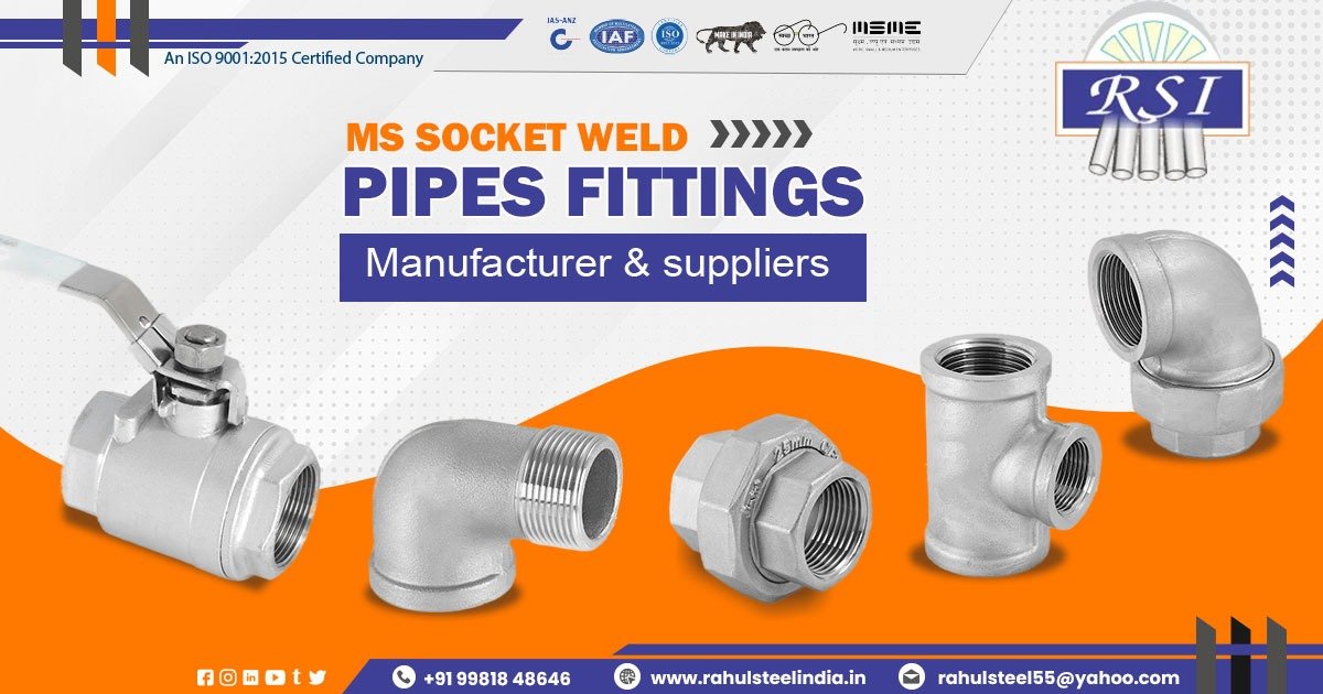 MS Socket Weld Pipe and Fittings in Madhya Pradesh