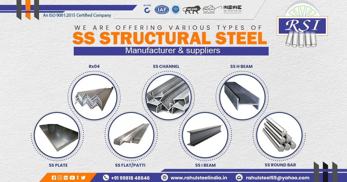 Supplier of SS Structural Steel in Madhya Pradesh