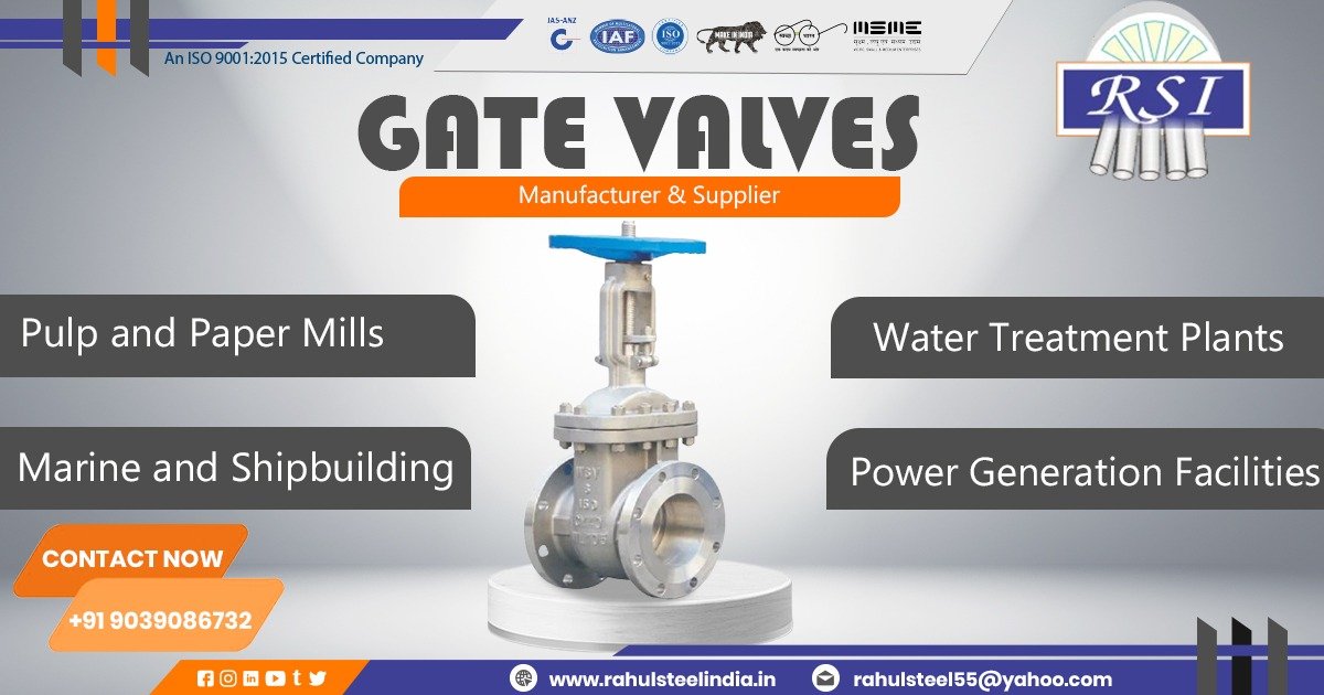 Supplier of Gate Valve in Haryana