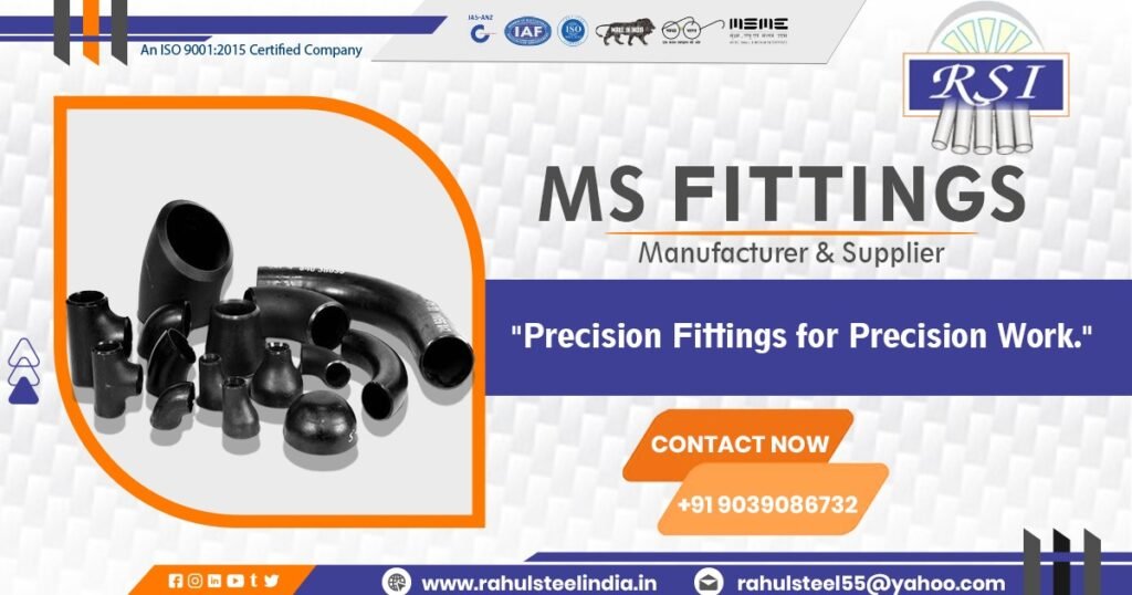 Supplier of MS Pipe Fittings in Bihar Rahul Steel