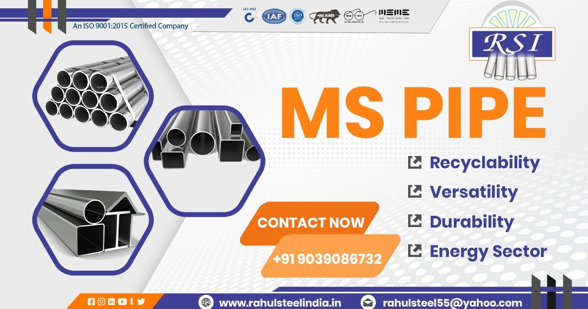 Supplier of MS Pipe in Karnataka