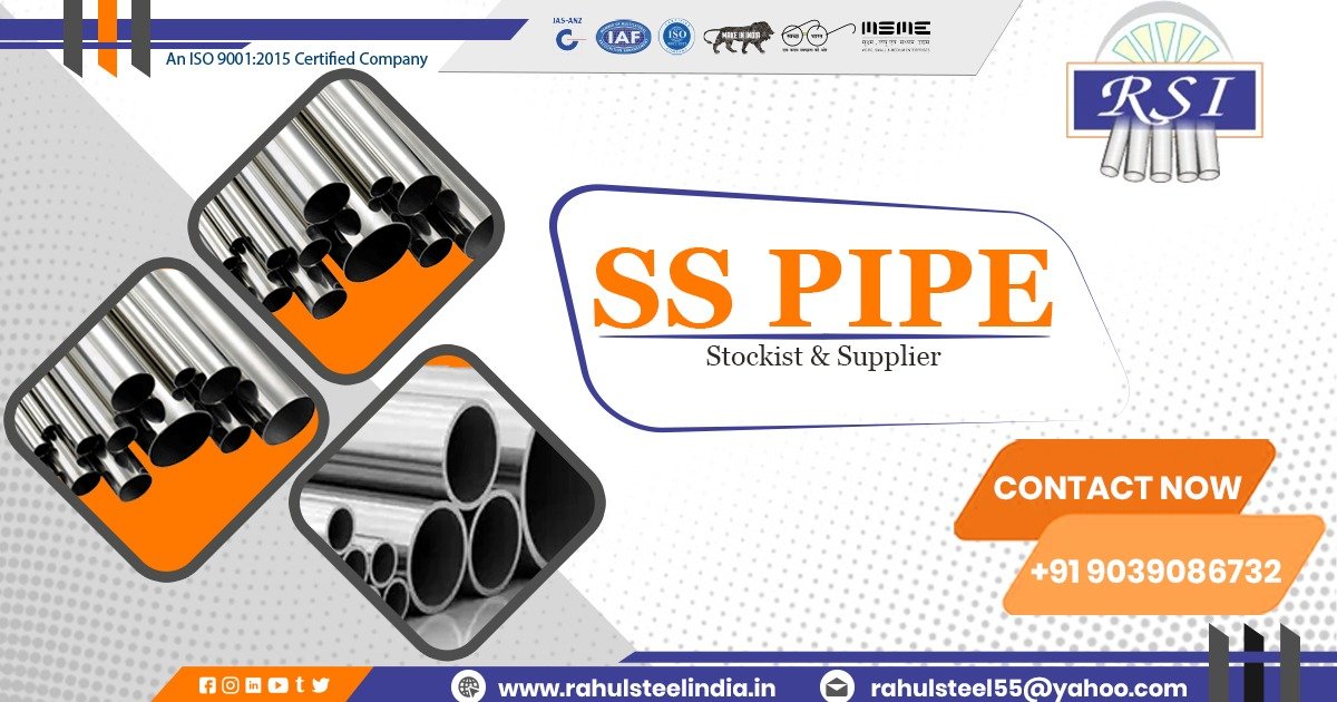 Supplier of SS Pipe in Chhattisgarh