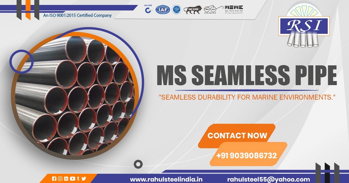 Supplier of MS Seamless Pipe in Chhattisgarh