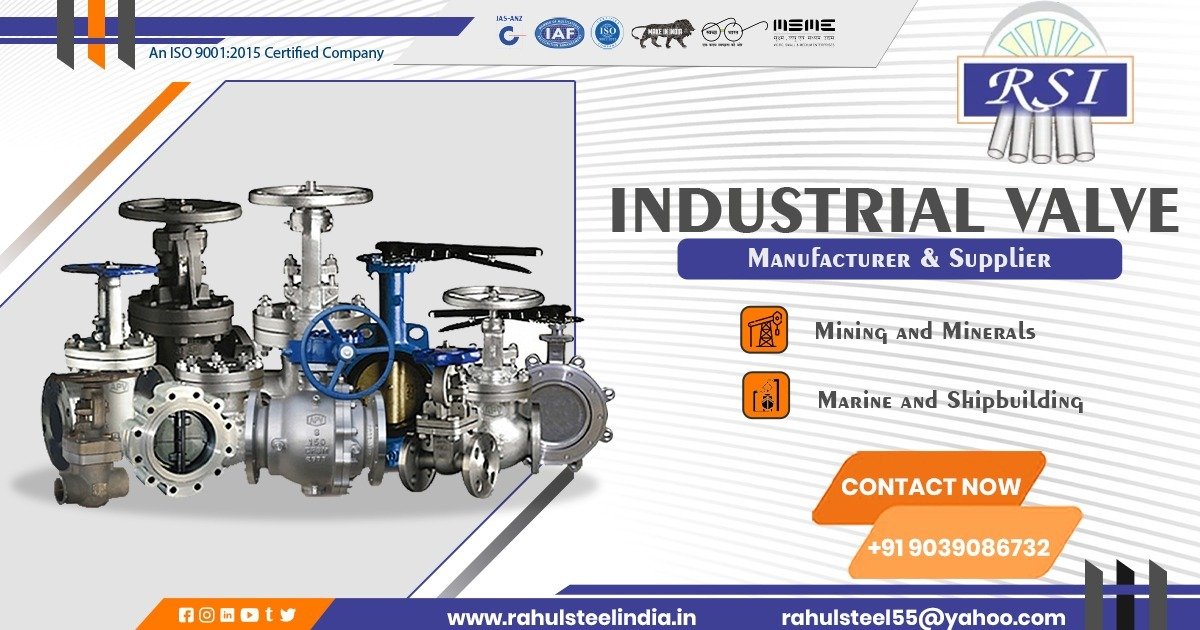 Supplier of Industrial Valve in Chhattisgarh