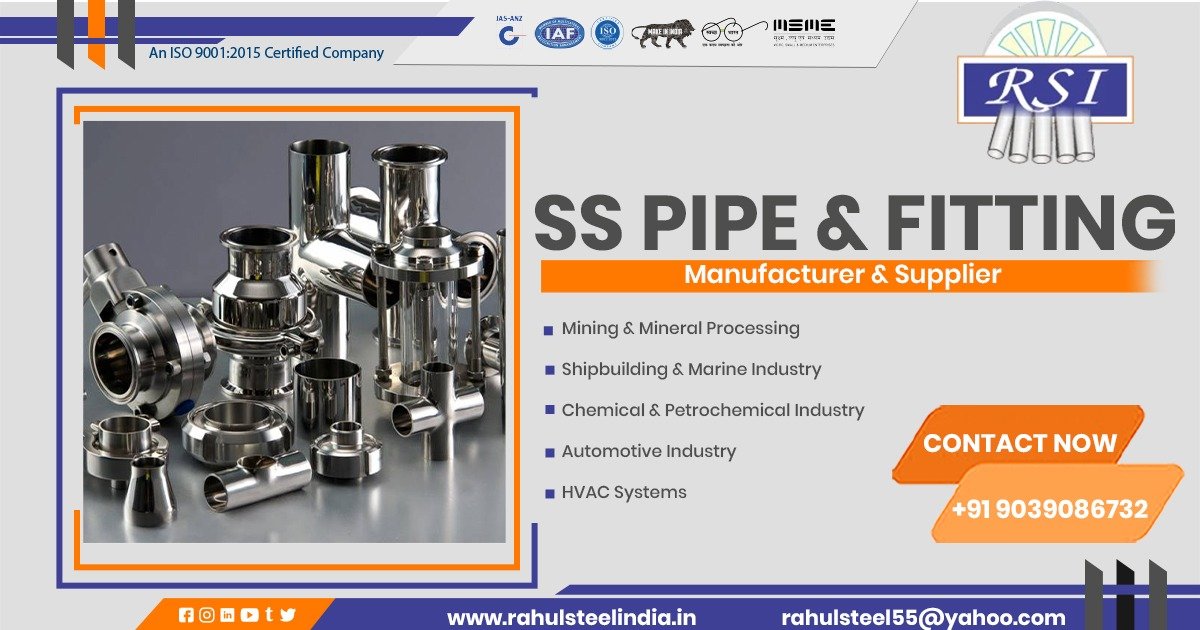 SS Pipe and Fittings in Raipur