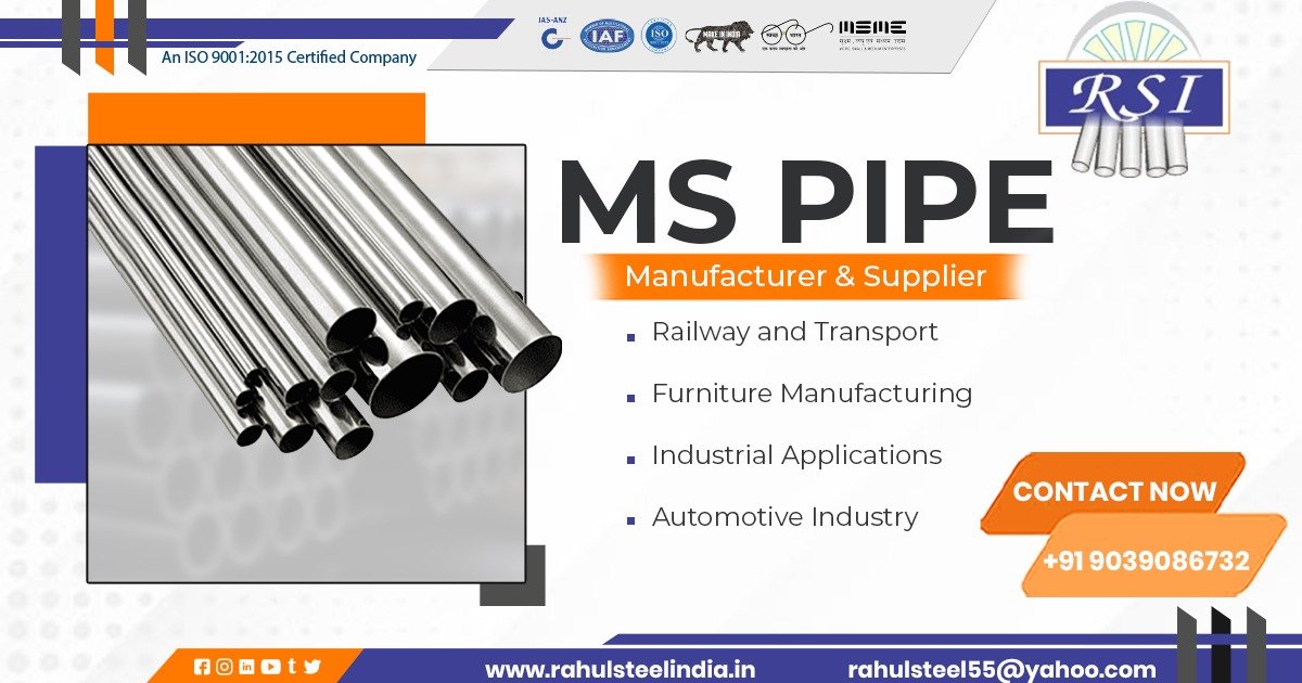 Mild Steel Pipe in Raipur
