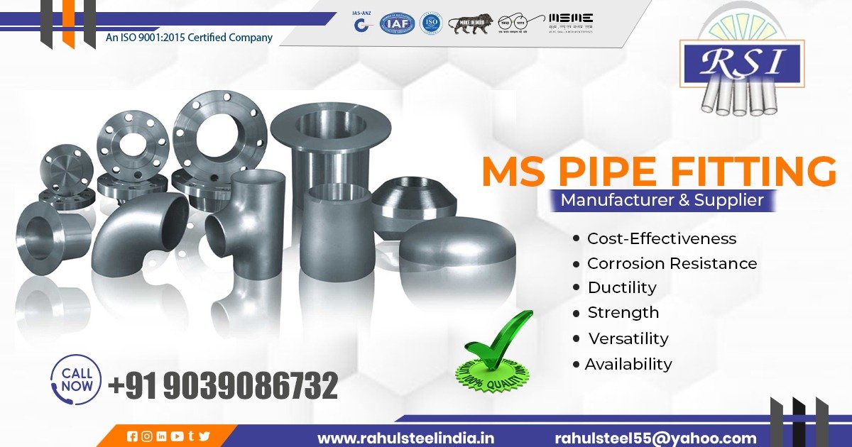 Mild Steel Pipe Fittings in Madhya Pradesh