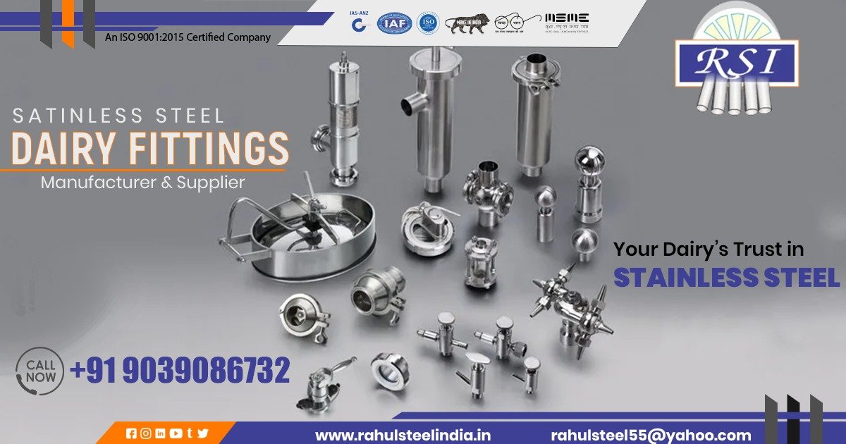 SS Dairy Fittings Supplier in Odisha
