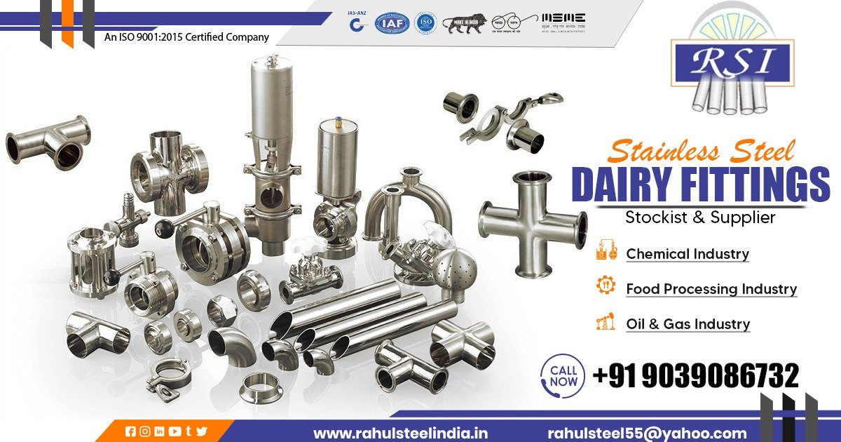 Stainless Steel Dairy Fittings Supplier in Jharkhand