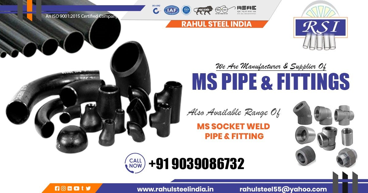 MS Pipes and Fittings Supplier in Jharkhand