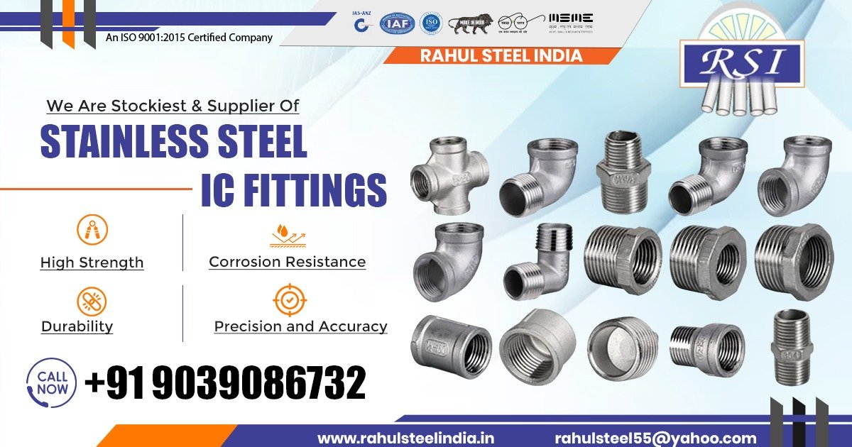 Stainless Steel IC Fittings Supplier in Chhattisgarh