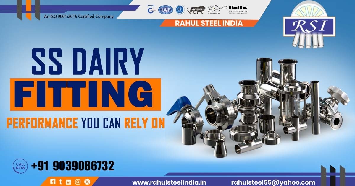 SS Dairy Fittings in Bilaspur
