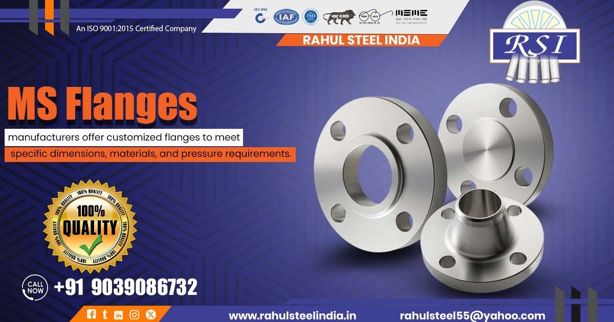 Mild Steel Flanges in Bhilai