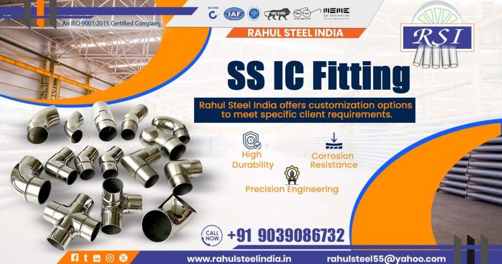 Stainless Steel IC Fittings Supplier in Bilaspur