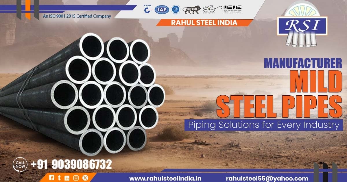 Mild Steel Pipes Supplier in Bilaspur