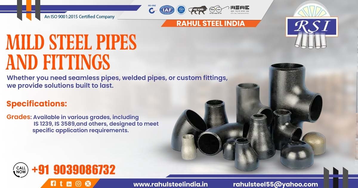 Mild Steel Pipes and Fittings in Bilaspur