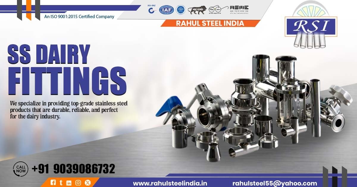 SS Dairy Fittings Supplier in Bilaspur