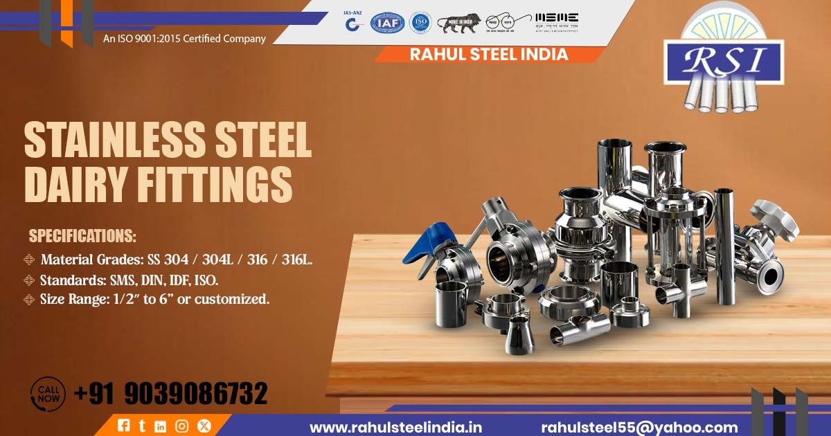 SS Dairy Fittings in Korba