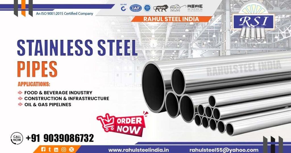 Stainless Steel Pipes in Uttar Pradesh