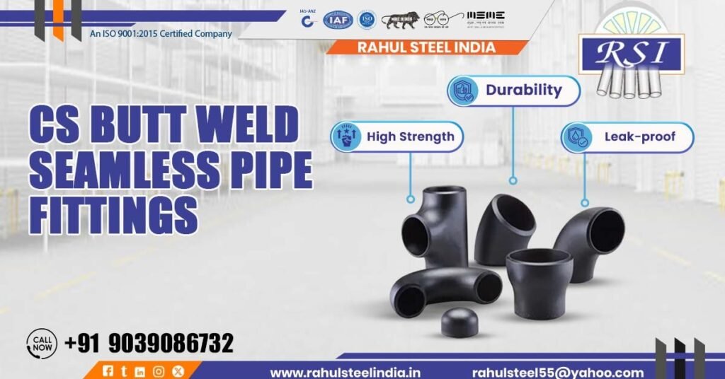 CS Butt Weld Seamless Pipe Fittings in Uttar Pradesh