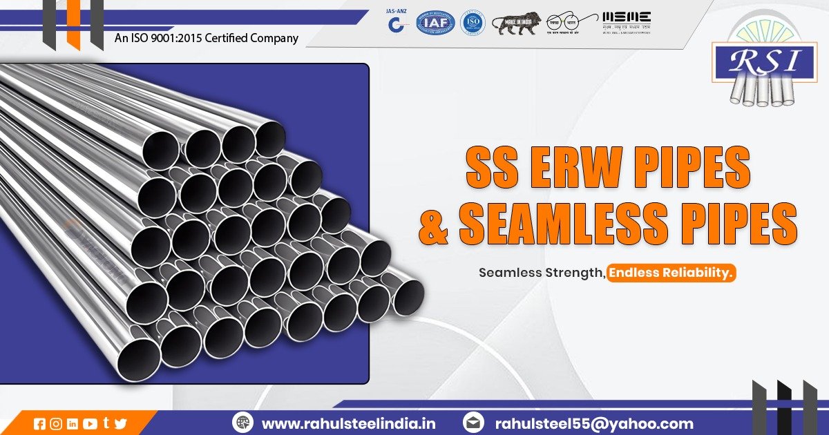 Stainless Steel ERW Pipes and Seamless Pipes in Jharkhand