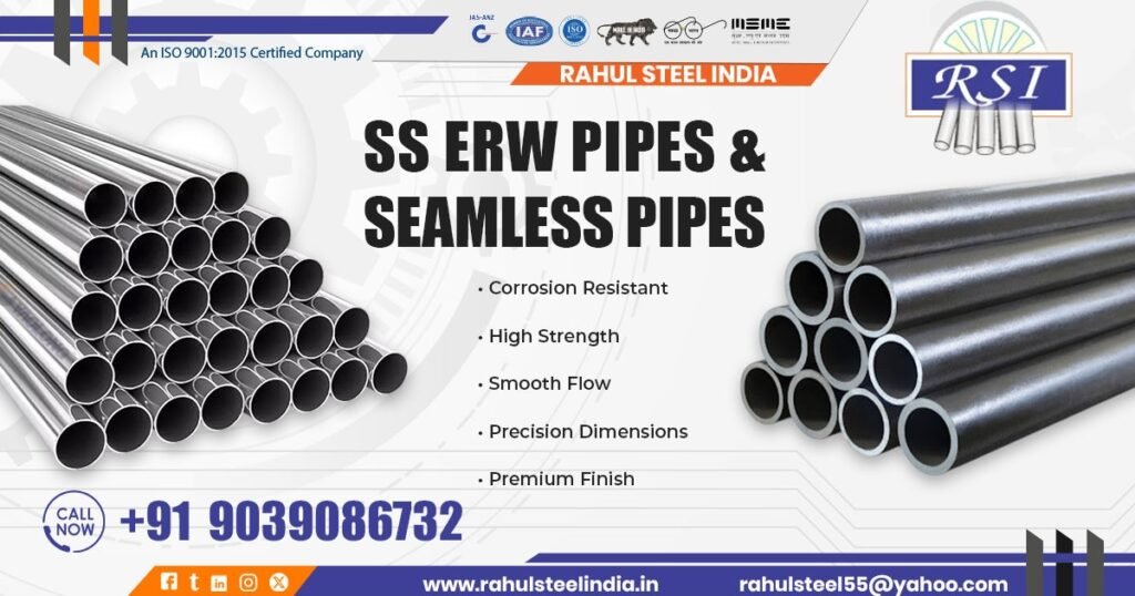 Stainless Steel ERW Pipes and Seamless Pipes in Madhya Pradesh