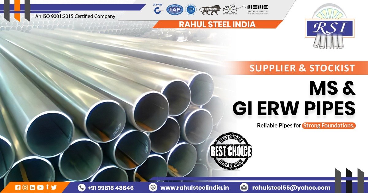 MS and GI ERW Pipes in Chhattisgarh