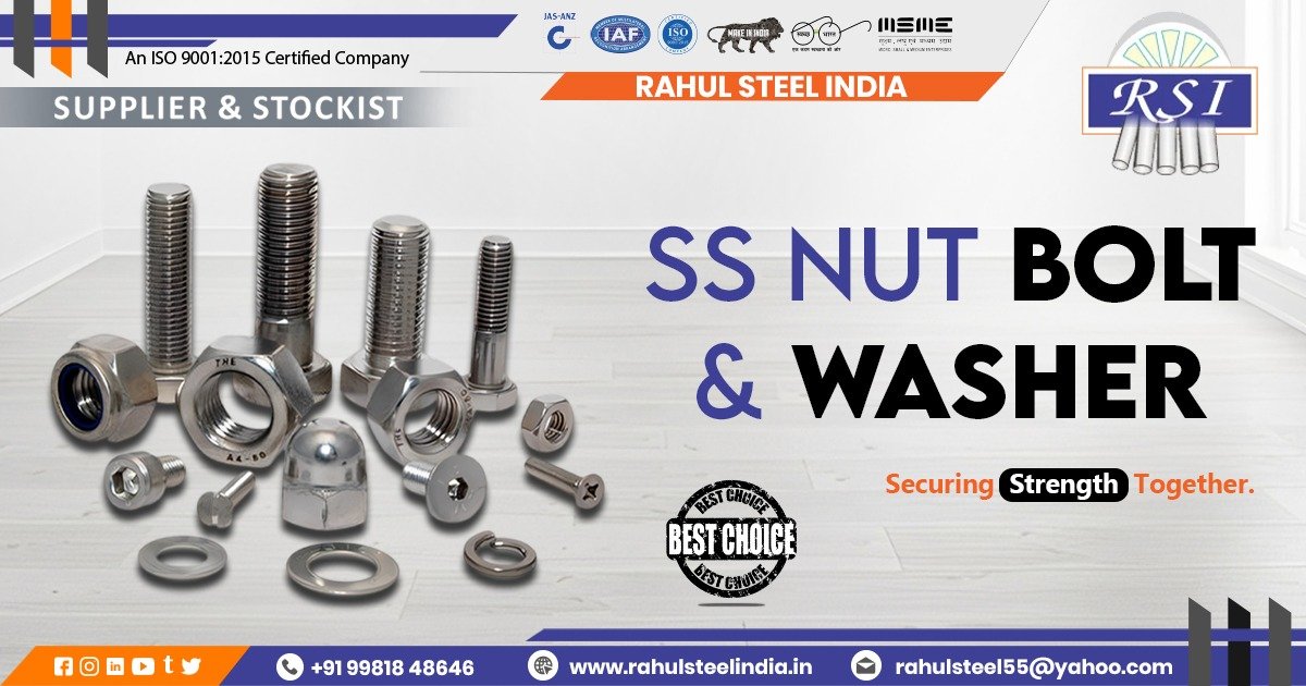 Stainless Steel Nut Bolt and Washer In Odisha