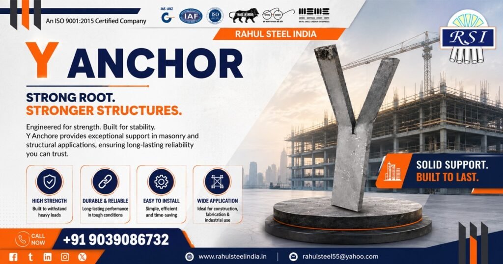 Y Anchors In Gujarat At Best Price | Rahul Steel India