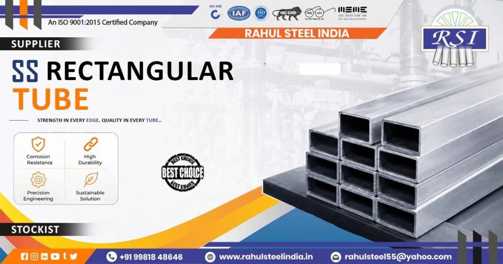 Leading Supplier of SS Rectangular Tube in Odisha