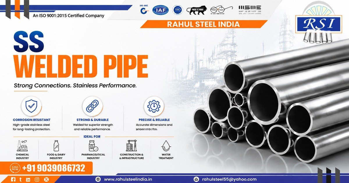 Premium SS Welded Pipes Supplier in Maharashtra