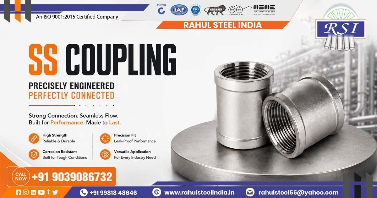 Premium SS Coupling Supplier in Maharashtra – Rahul Steel India