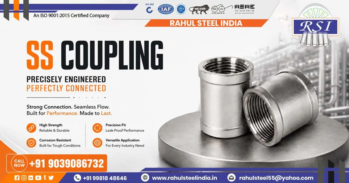 Premium SS Coupling Supplier in Maharashtra – Rahul Steel India
