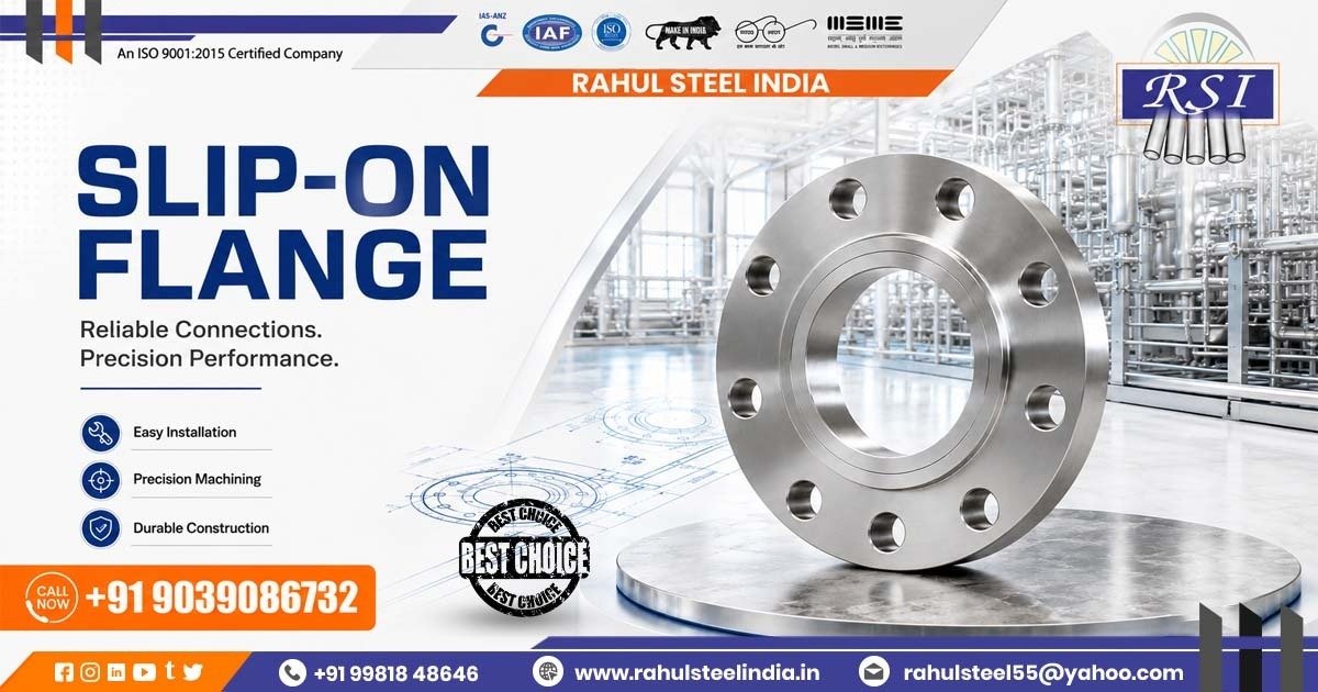 Reliable Slip-On Flange Supplier In Odisha | Rahul Steel India