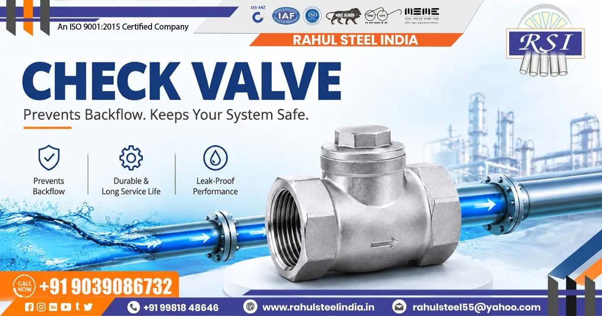 Check Valve Supplier In Madhya Pradesh