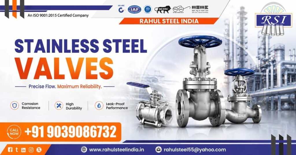 Stainless Steel Valves Supplier In Madhya Pradesh