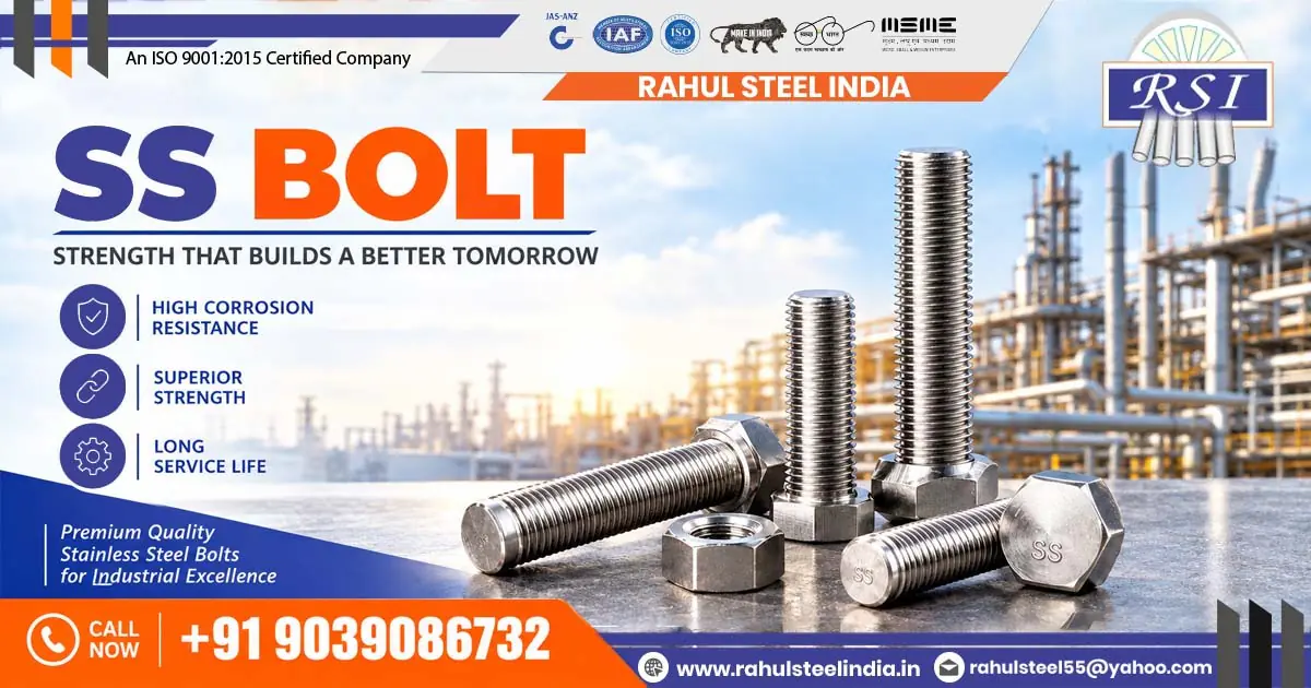 Stainless Steel Bolt Supplier In Madhya Pradesh