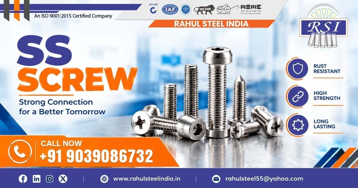Stainless Steel Screw Supplier In Rajasthan
