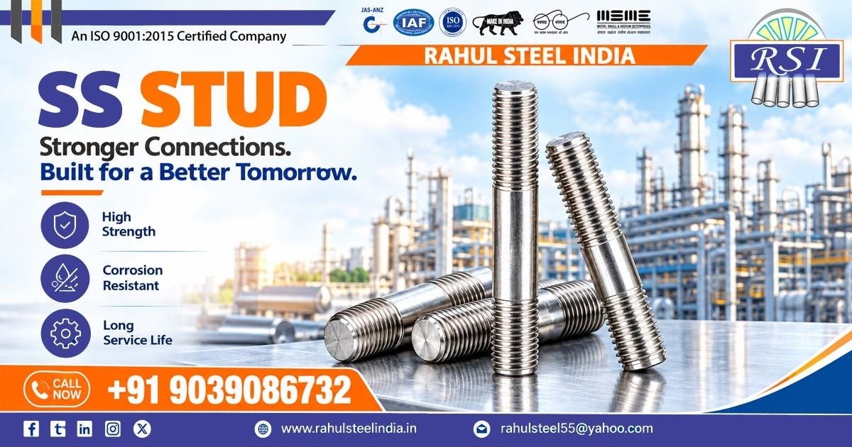 Stainless Steel Stud Supplier In Odisha for Industrial Fastening Requirements