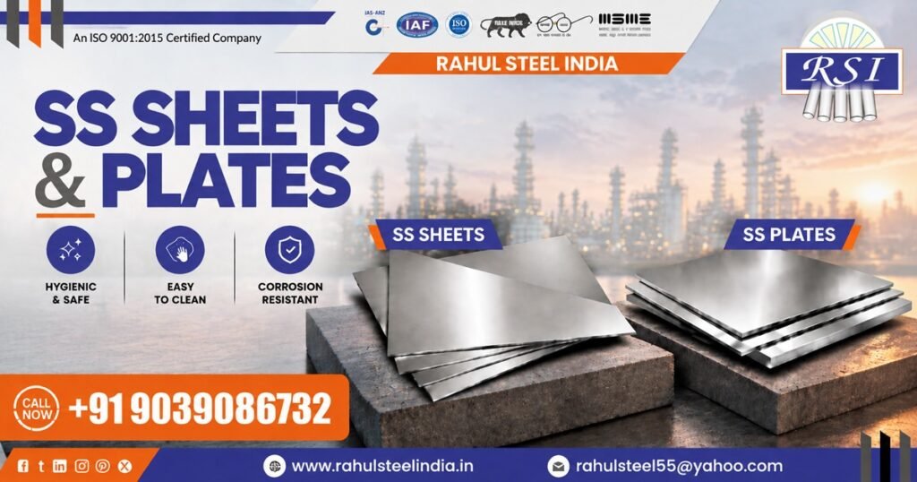 SS Sheets and Plates Supplier In Rajasthan
