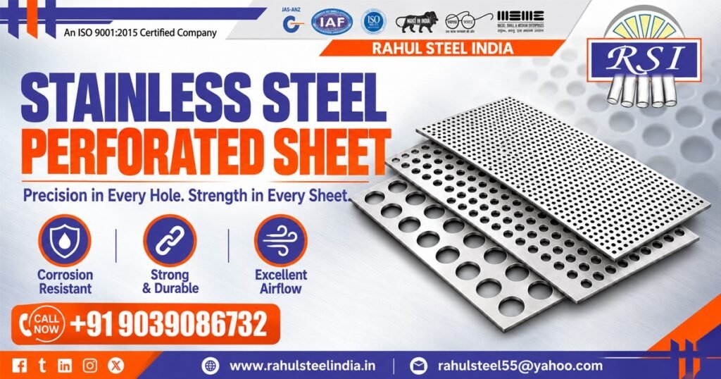 Stainless Steel Perforated Sheet Supplier In Rajasthan
