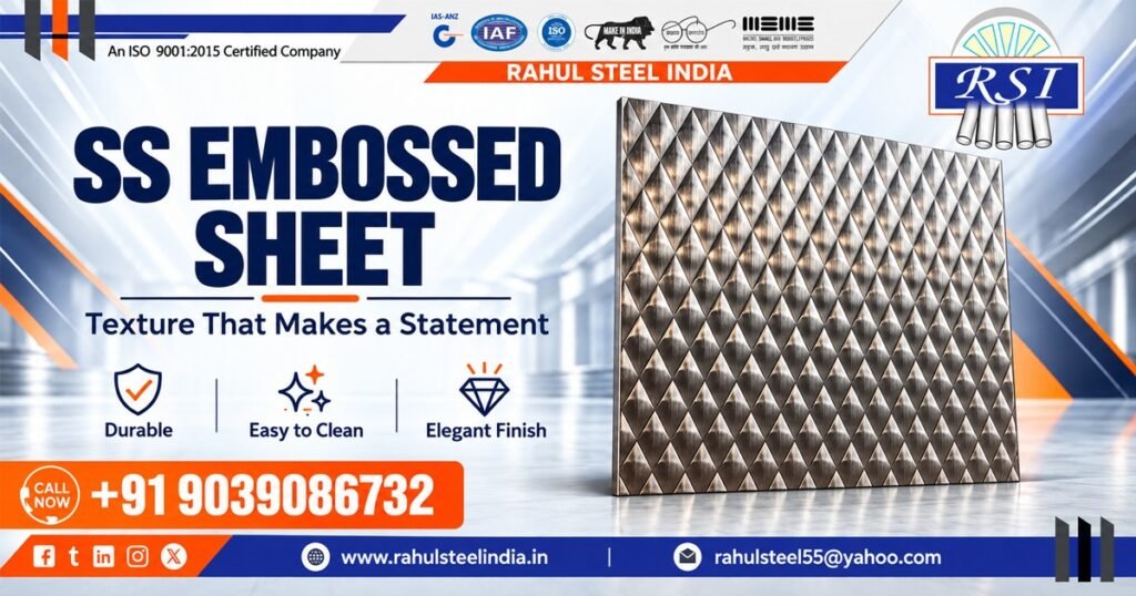 Stainless Steel Embossed Sheet Supplier In Chhattisgarh